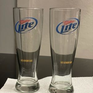 Miller beer glasses
